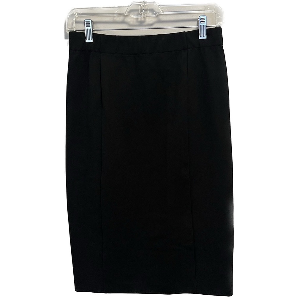 susan graver black pencil skirt workwear business casual minimalist classic